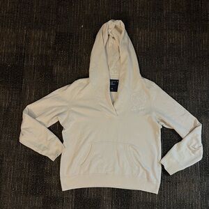 Women's vintage American Eagle Cream Hoodie